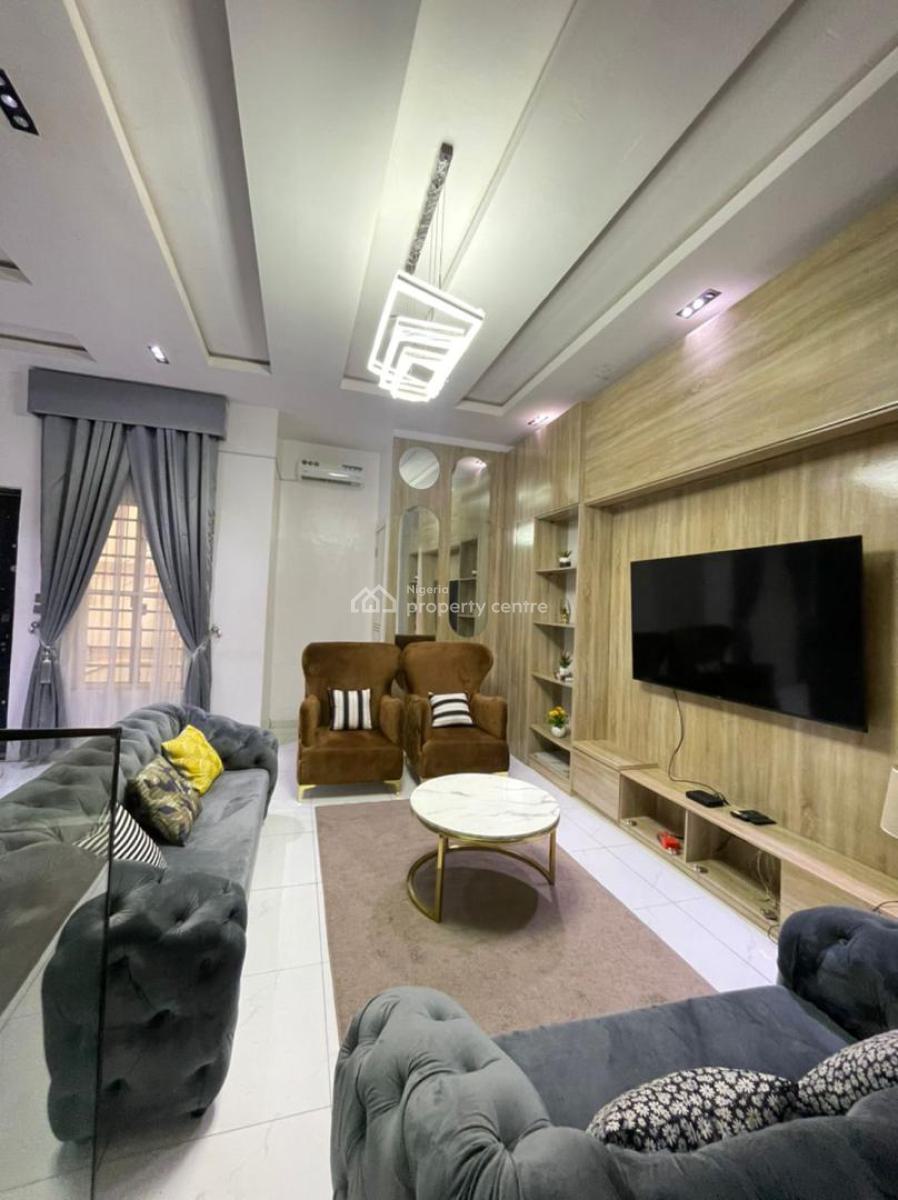 Fully Furnished 4 Bedroom Semi Detached House with Fitted Kitchen,en-s, Ikota Lekki Lagos, Lekki, Lagos, Semi-detached Duplex for Rent