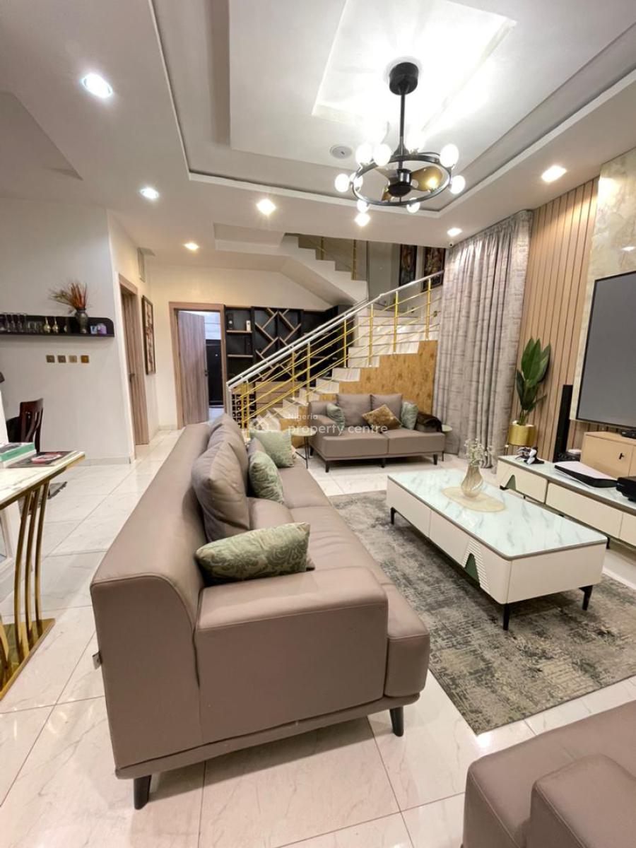 a Fully Furnished 4 Bedroom Contemporary Fully Detached Duplex, Ikota, Lekki, Lagos, Detached Duplex for Sale