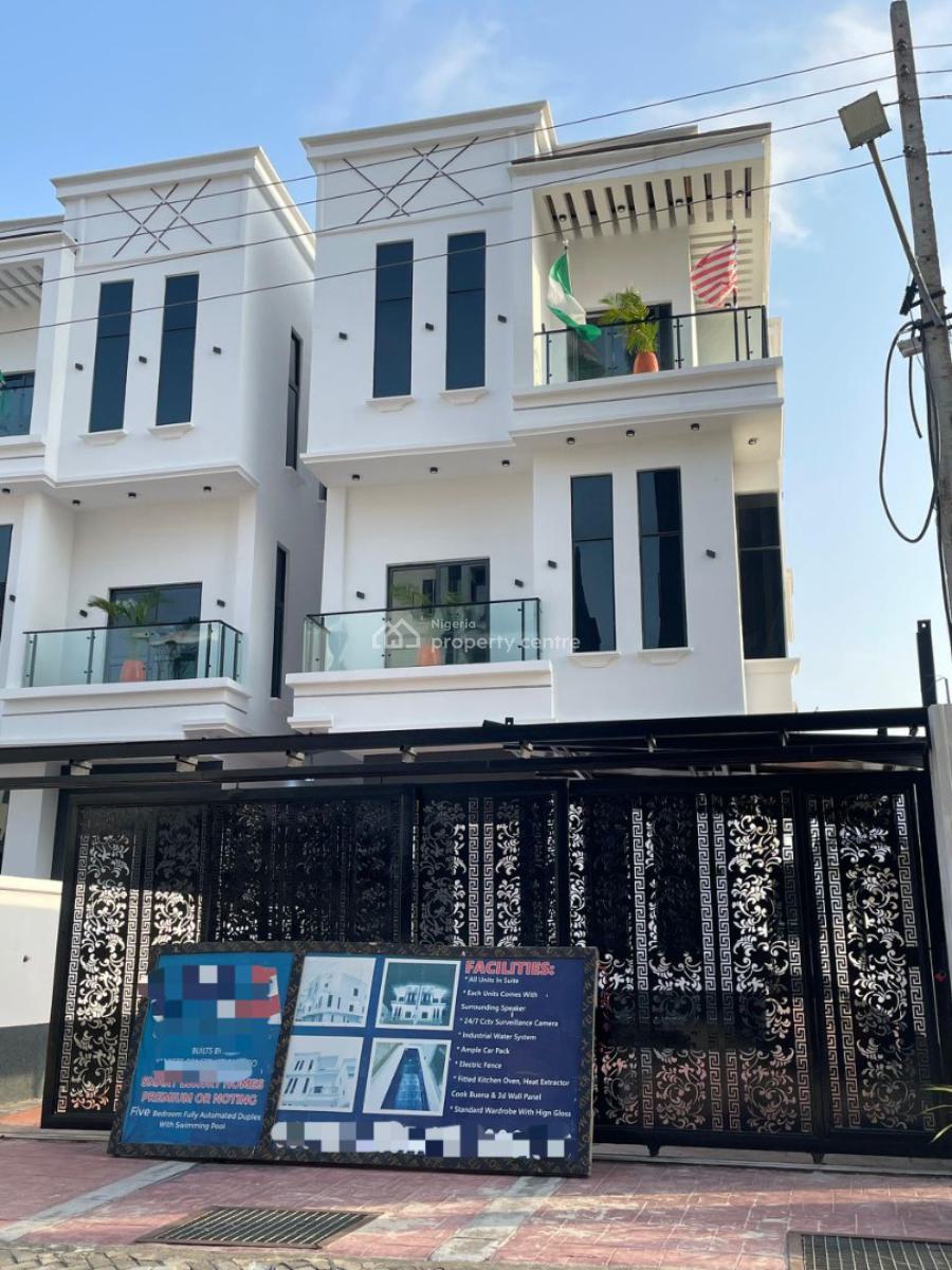 ️ Beautifully Carved Luxury 5 Bedroom Detached Home with Swimming Pool, Ikate, Lekki, Lagos, Detached Duplex for Sale
