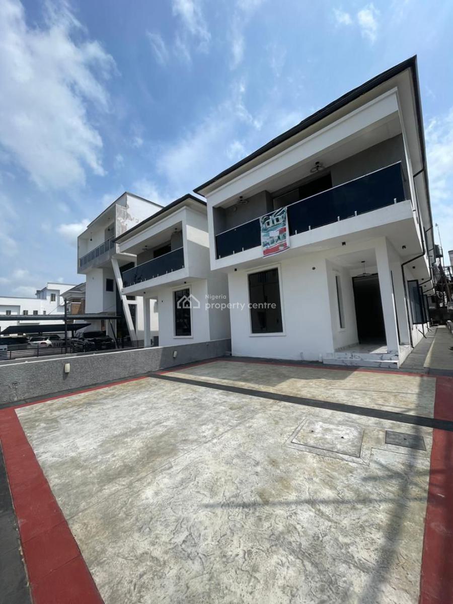 Exquisitely Carved 5 Bed Semi-detached Home with Swimming Pool, Ikota, Lekki, Lagos, Detached Duplex for Sale