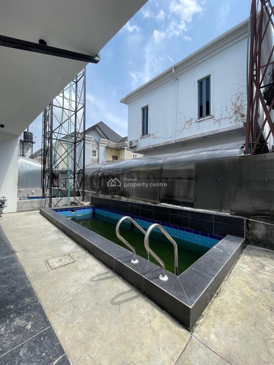 Exquisitely Carved 5 Bed Semi-detached Home with Swimming Pool, Ikota, Lekki, Lagos, Detached Duplex for Sale