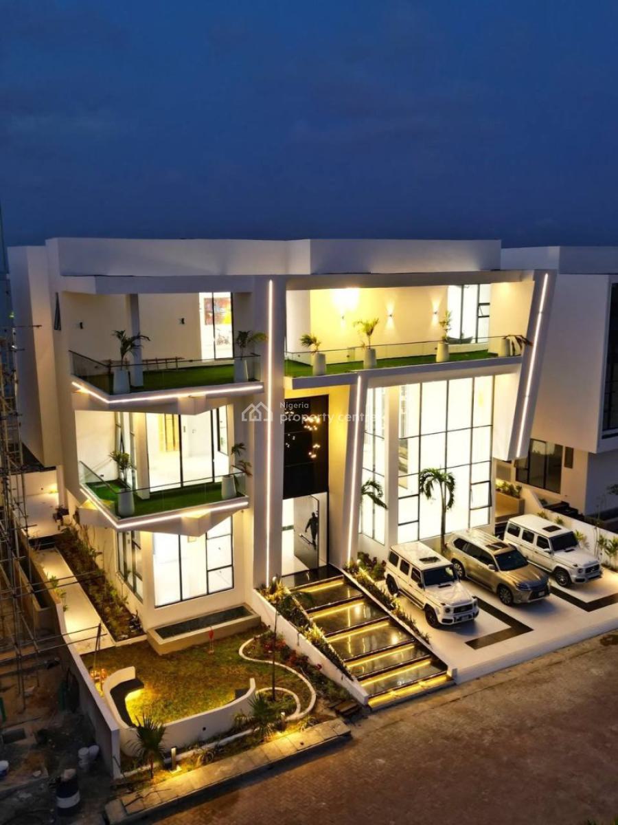 Ultra Luxury Automated 5 Bedroom Mansion with Elevator, Osapa London, Osapa, Lekki, Lagos, Detached Duplex for Sale