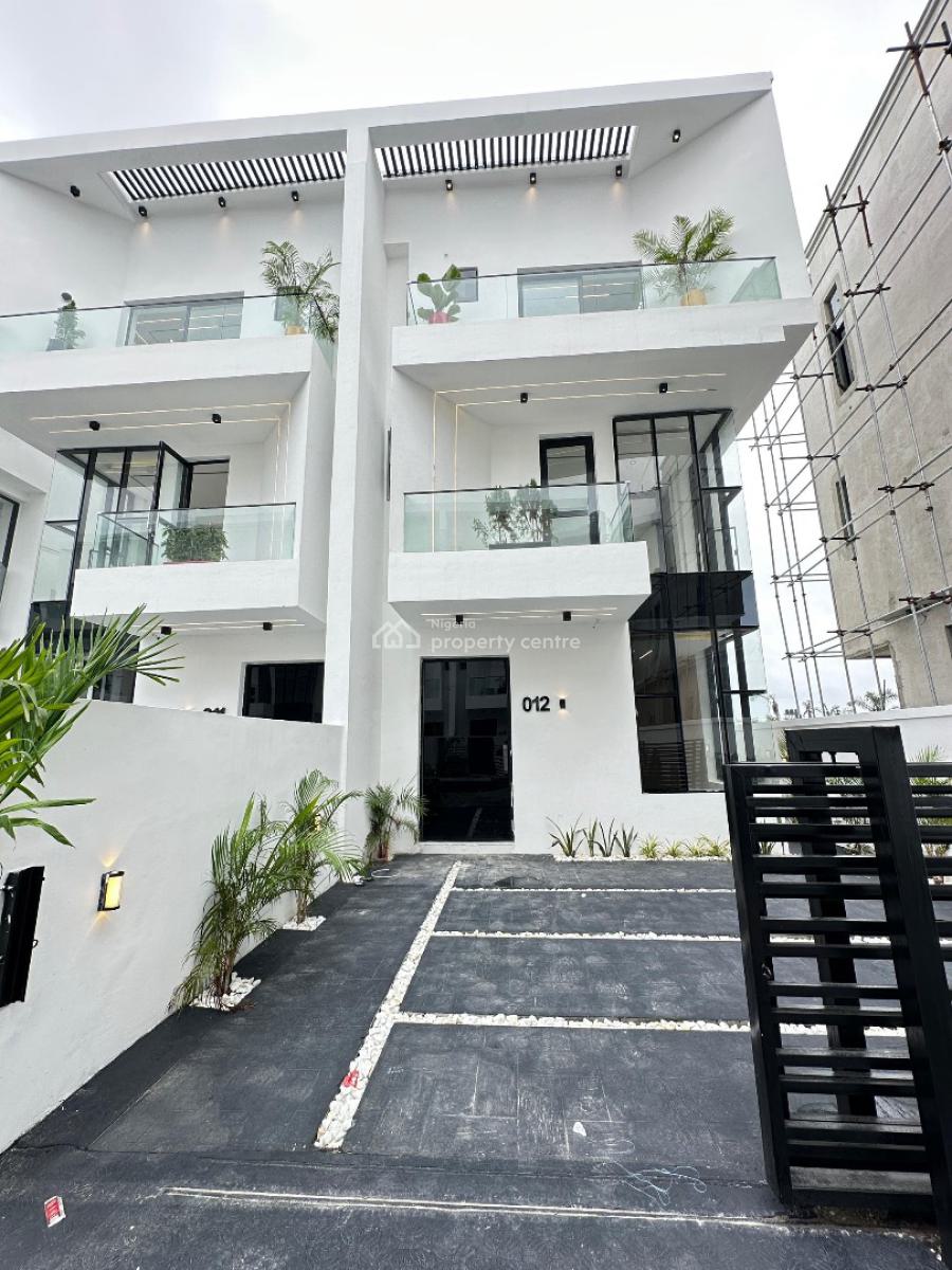 Beautiful 4 Bedroom Semi Detached Duplex with Bq, Chevron Toll Gate, Orchid Road, Lekki, Lagos, Semi-detached Duplex for Sale