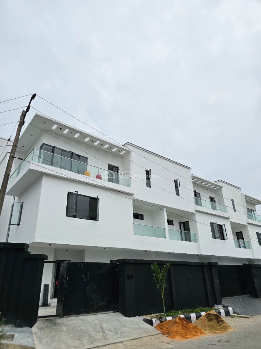 Self Compound 4 Bedroom Terrace Duplex with Bq, Ikate, Lekki, Lagos, Terraced Duplex for Sale