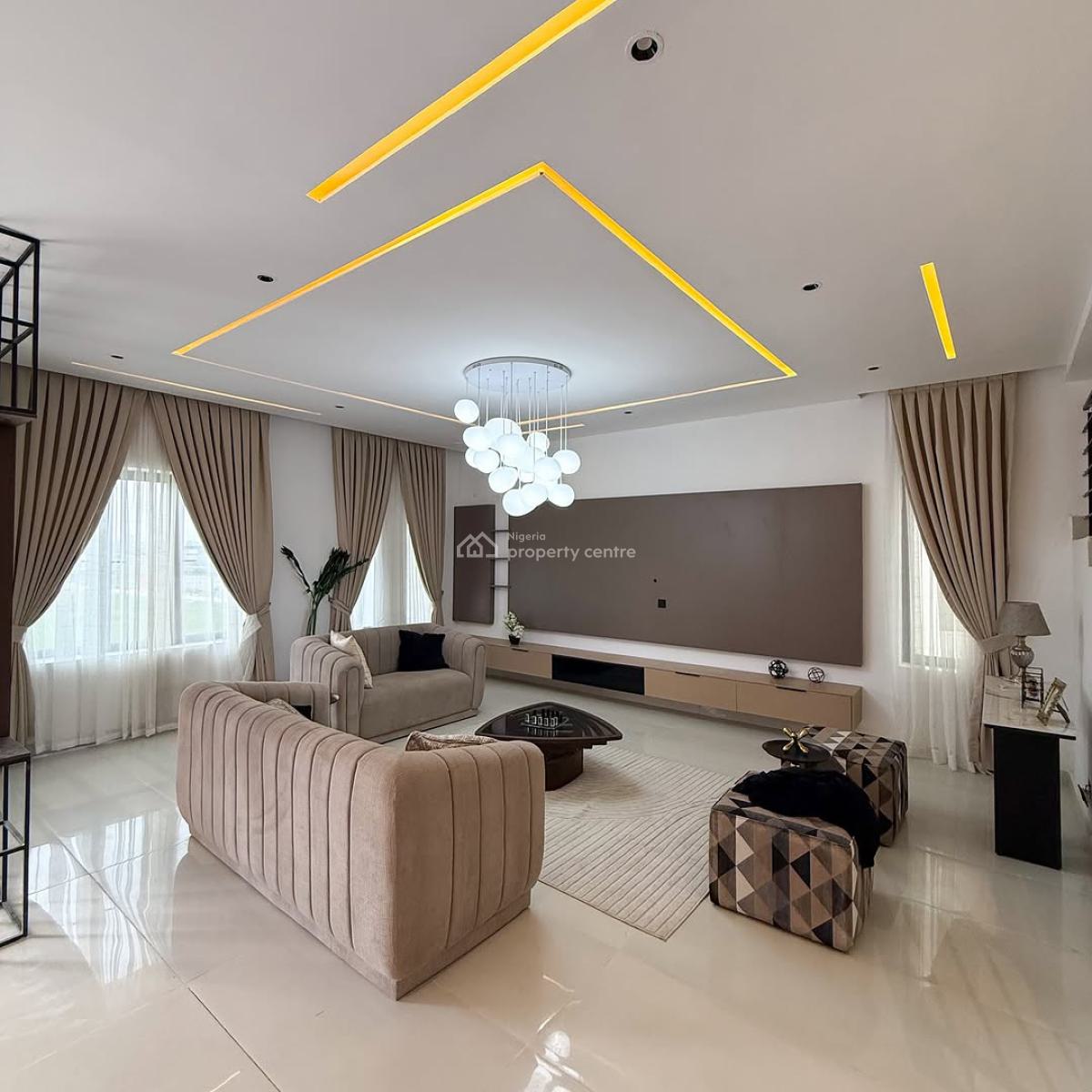 Contemporary 4 Bedroom Semi Detached Duplex, Lekki Phase 1, Lekki, Lagos, Semi-detached Duplex for Sale