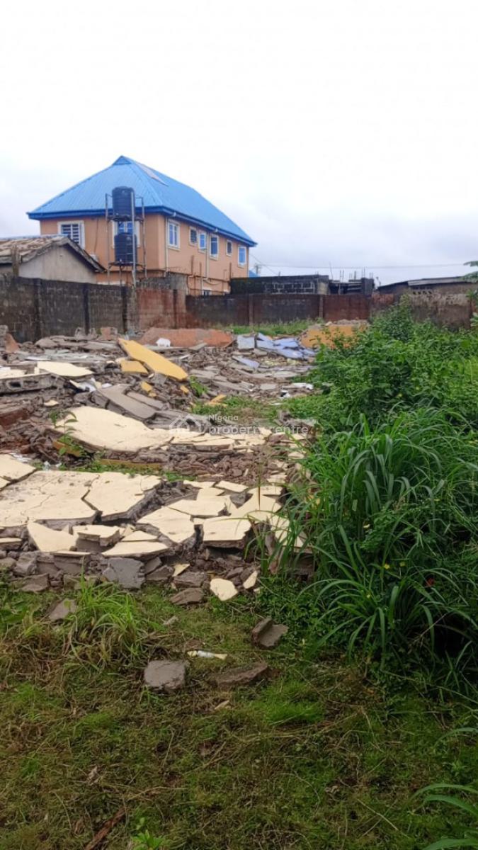 Fenced & Compact Half Plot of Land, Agbenaje, Command, Ipaja, Lagos, Residential Land for Sale