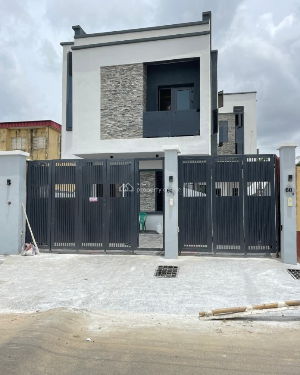 Newly Built 4 Bedroom Semi Detached Duplex with a Room B Q, Surulere, Lagos, Semi-detached Duplex for Sale