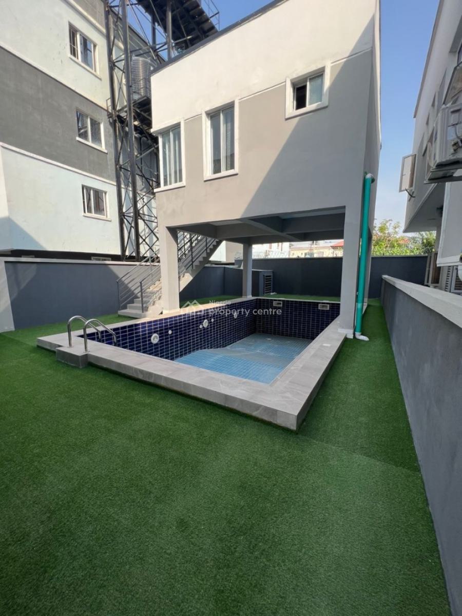 Exquisite 3 Bedroom Terrace Duplex with Bq, Lafiaji, Lekki, Lagos, Terraced Duplex for Rent