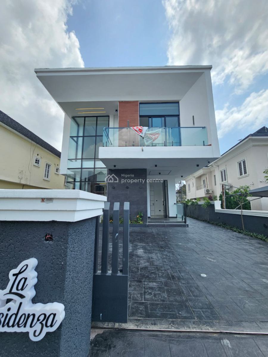 Newly Built 5 Bedroom Detached Triplex + Bq, Ikota, Lekki, Lagos, House for Sale