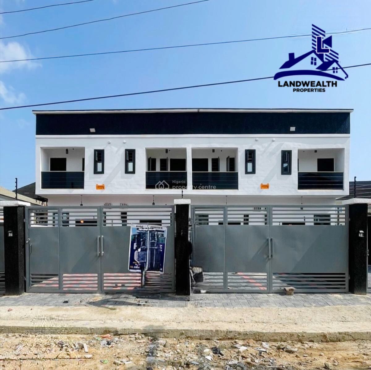 Self Compound 3 Bedroom Terrace Duplexes, Lekki, Ajah, Lagos, Terraced Duplex for Sale