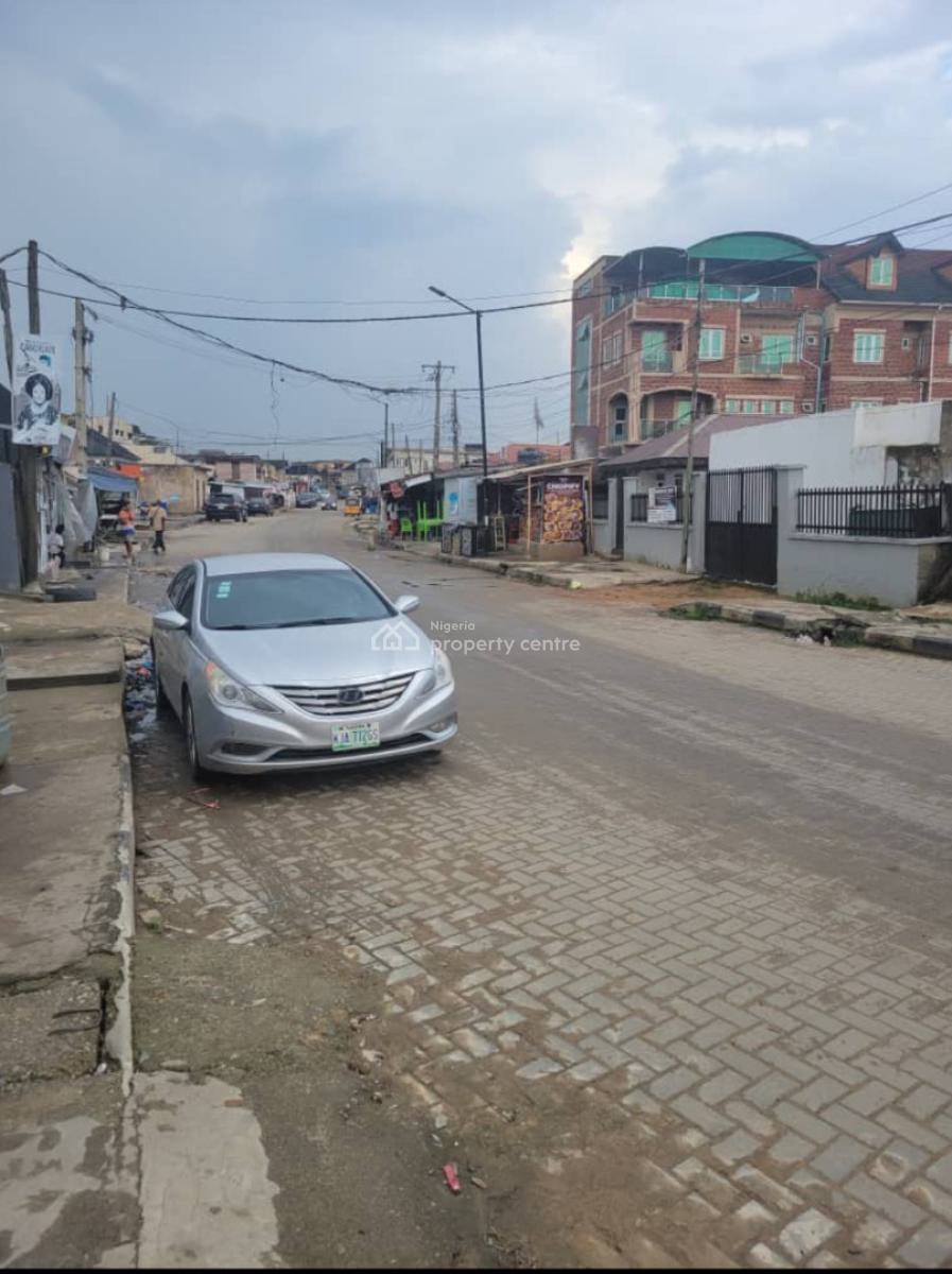 Newly Studio Roomself + Wardrobe+ Pop + Balcony, @ Adegbenro St, By Robo Fitness, Ifako-gbagada Expressway Lagos, Ifako, Gbagada, Lagos, Self Contain (single Rooms) for Rent