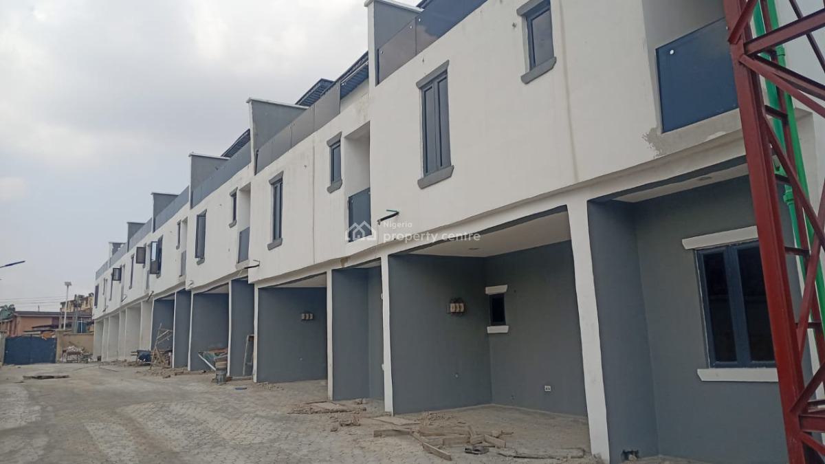 4 Bedroom Terrace Duplex with Bq + Penthouse, 5 Mins Drive to Alausa Secretarial, Ikeja, Ojodu, Lagos, Terraced Duplex for Sale