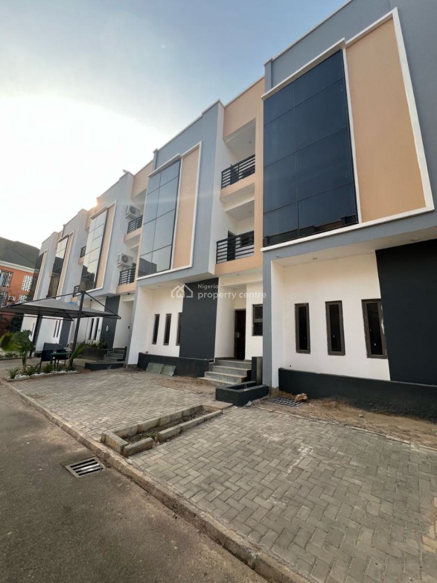 Brand New Luxury Finished 4-bedroom Terrace Duplex with 1-rood Bq, Katampe Extension, Katampe, Abuja, Terraced Duplex for Rent