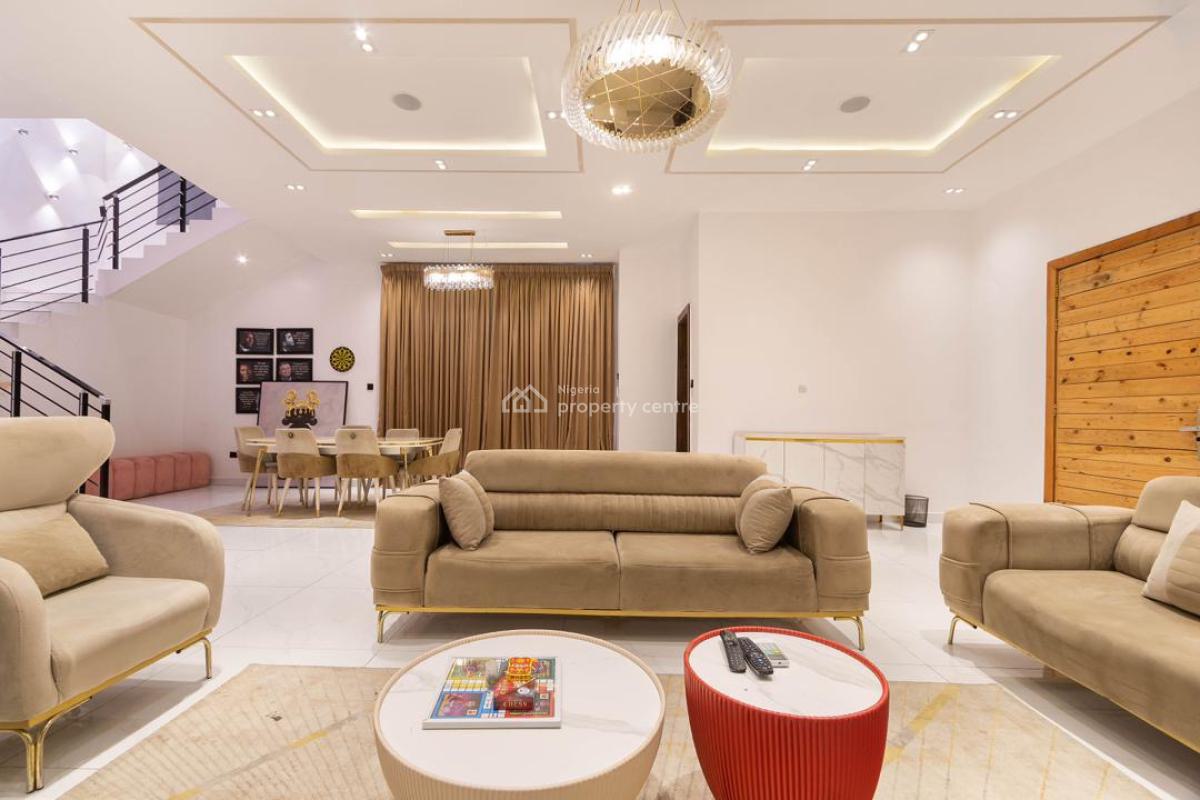 Luxury 5bedroom Duplex with Pool,cinema, Ps5,  Snooker & Tennis, Ologolo, Lekki, Lagos, Flat / Apartment Short Let