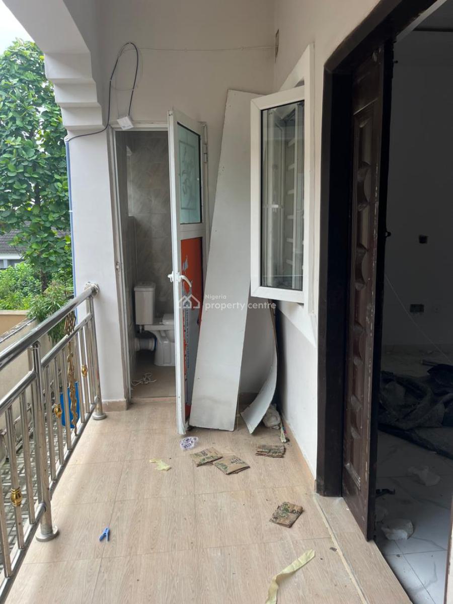 Spacious 3 Bedroom Flat Upstairs, Sangotedo, Ajah, Lagos, Flat / Apartment for Rent