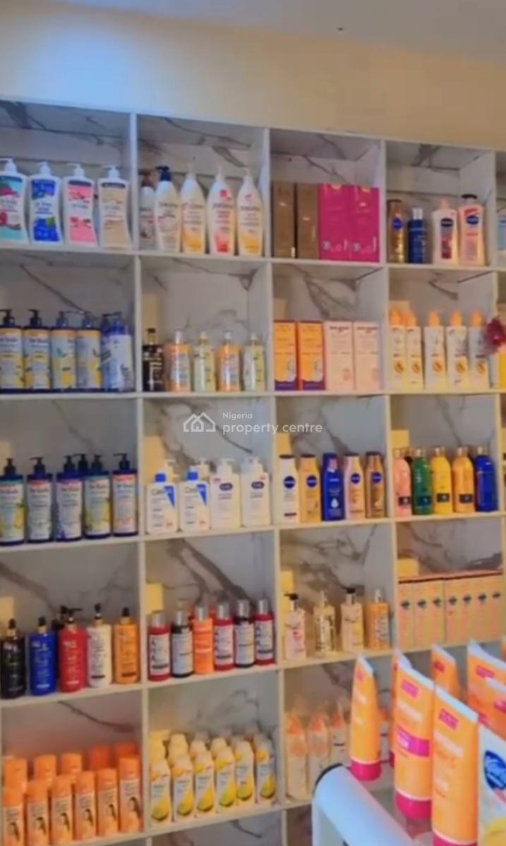 Fully Stocked Cosmetics Shop for Sell 13m. Shop Lease 1m Annum, Kubwa, Abuja, Shop for Sale