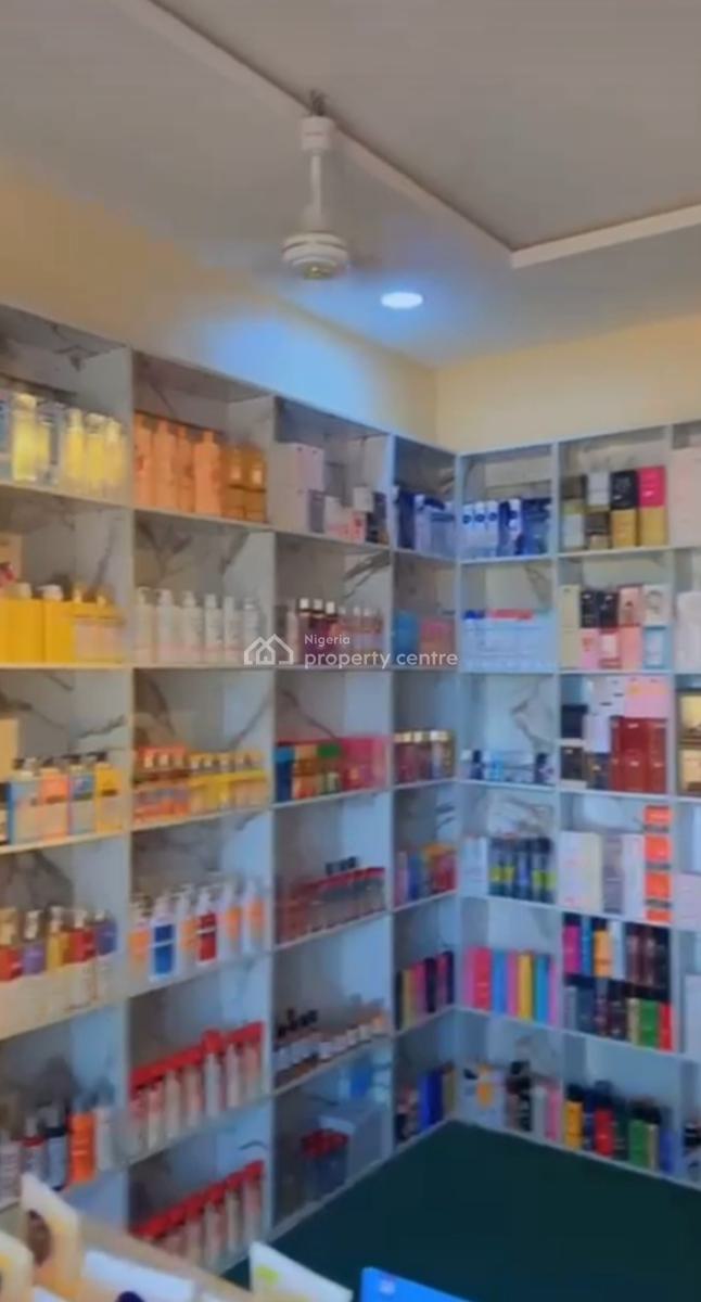 Fully Stocked Cosmetics Shop for Sell 13m. Shop Lease 1m Annum, Kubwa, Abuja, Shop for Sale