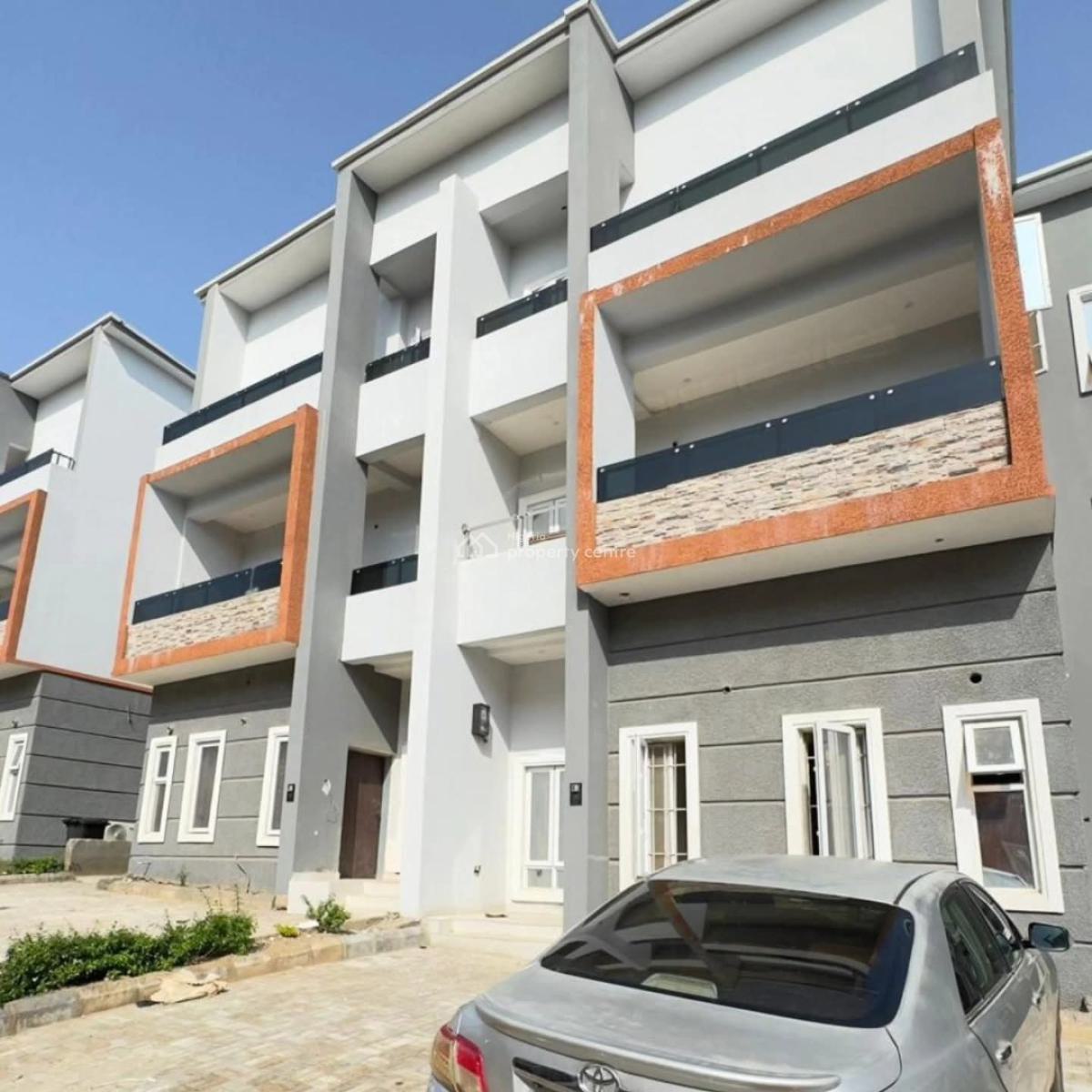 4 Bedrooms Terrace Duplex with Bq  in Peachville Garden Estate, Kukwaba, Abuja, House for Sale