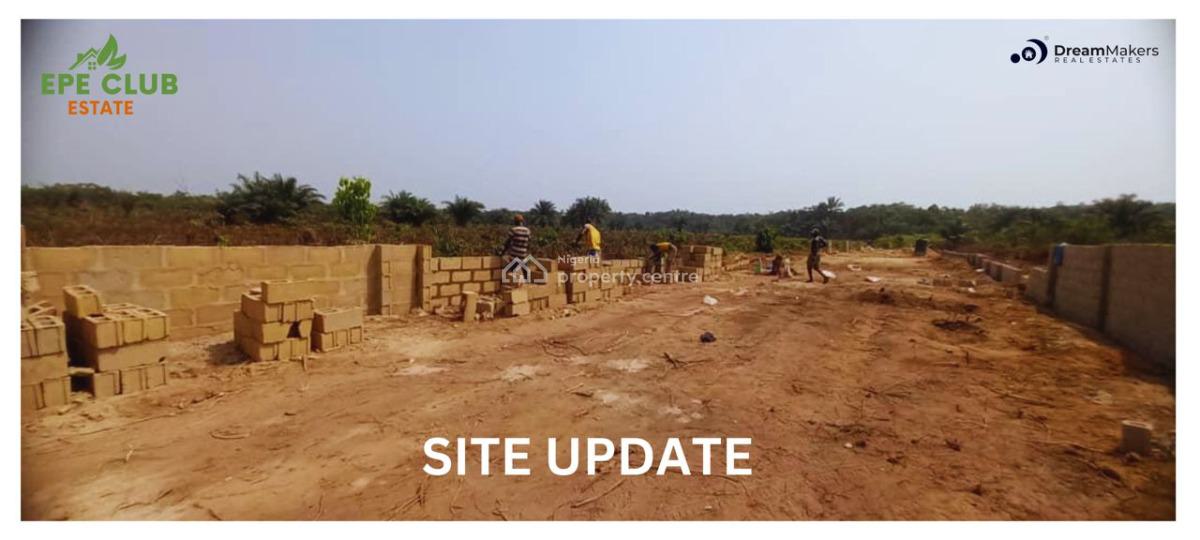 Land with Gate House and Perimeter Fencing, Epe Club Estate Located at Igboye Directly Facing The Major Road, Epe, Lagos, Residential Land for Sale