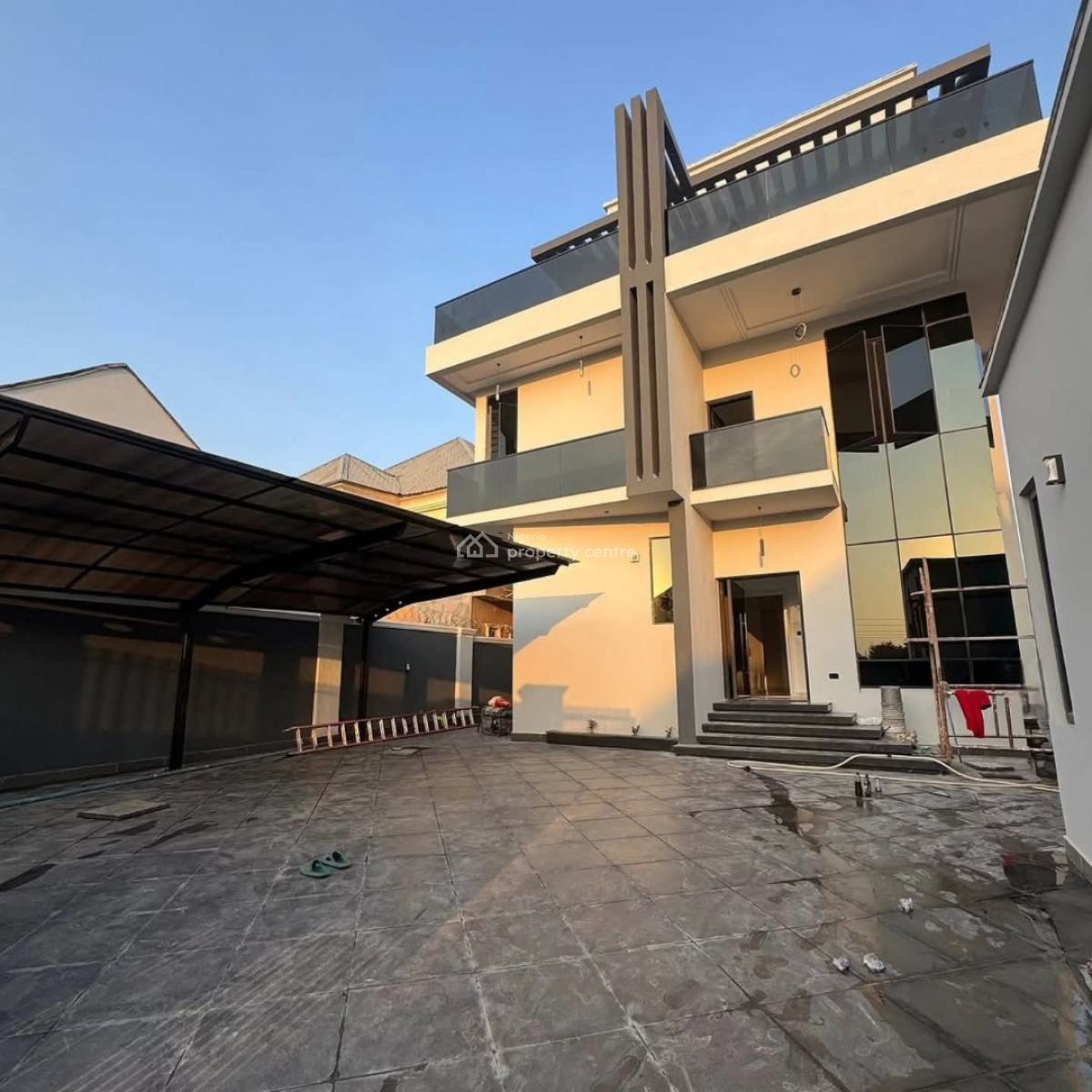 5bedrooms Fully Detached Duplex with Elevator Shaft Shaft and 2room Bq, Apo, Abuja, House for Sale