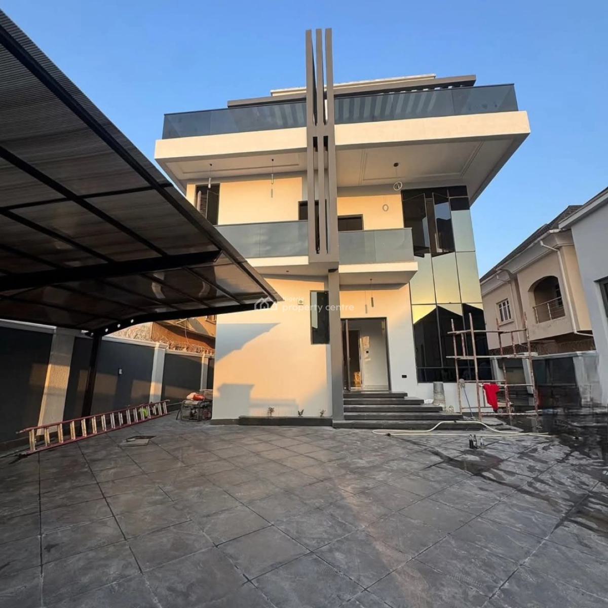 5bedrooms Fully Detached Duplex with Elevator Shaft Shaft and 2room Bq, Apo, Abuja, House for Sale