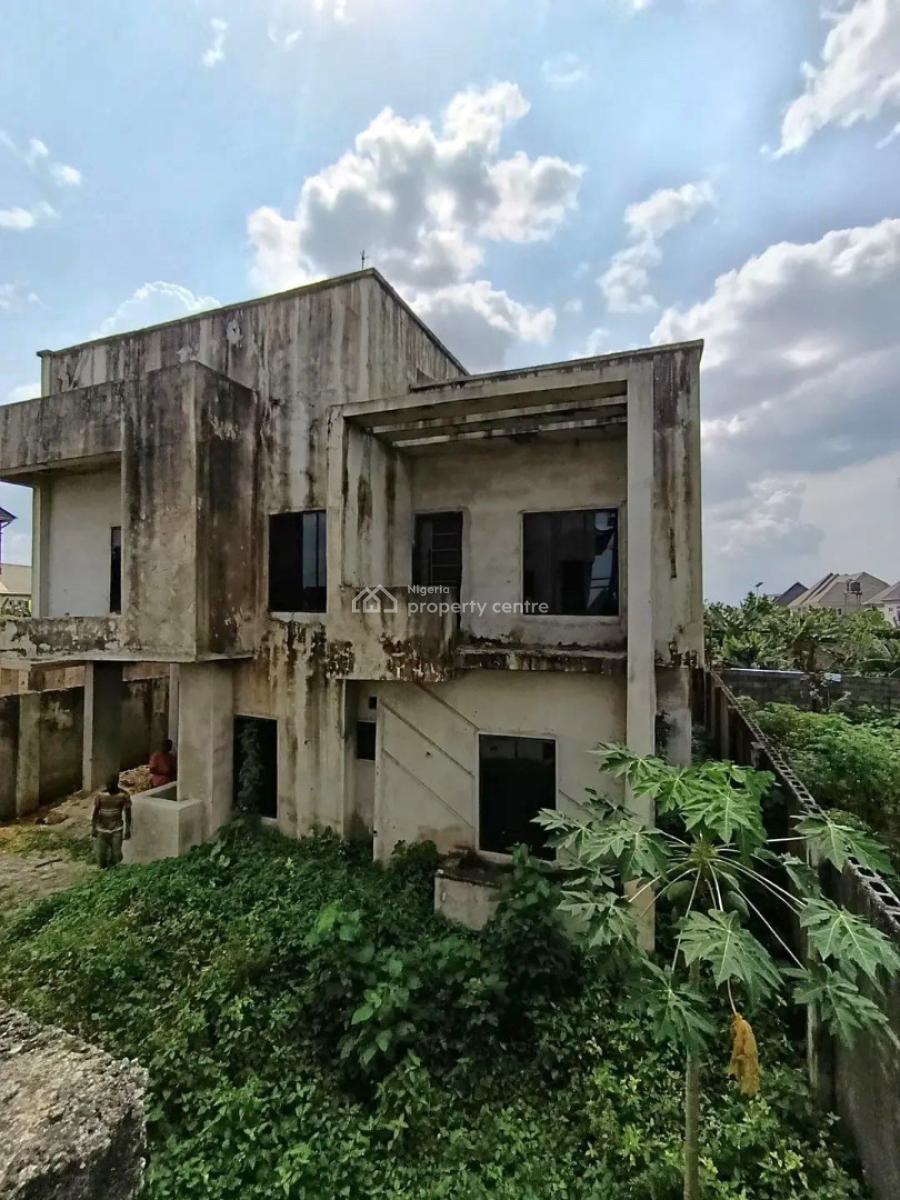 80% Complete Modern 5 Bedroom Duplex, New Road, Ada George, Port Harcourt, Rivers, Detached Duplex for Sale