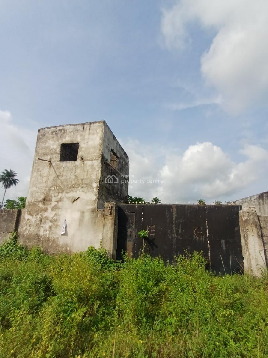 Uncompleted Factory- Warehouse, Admin Block, Security House, Omagwa -isiokpo Major Road, Port Harcourt, Rivers, Factory for Sale