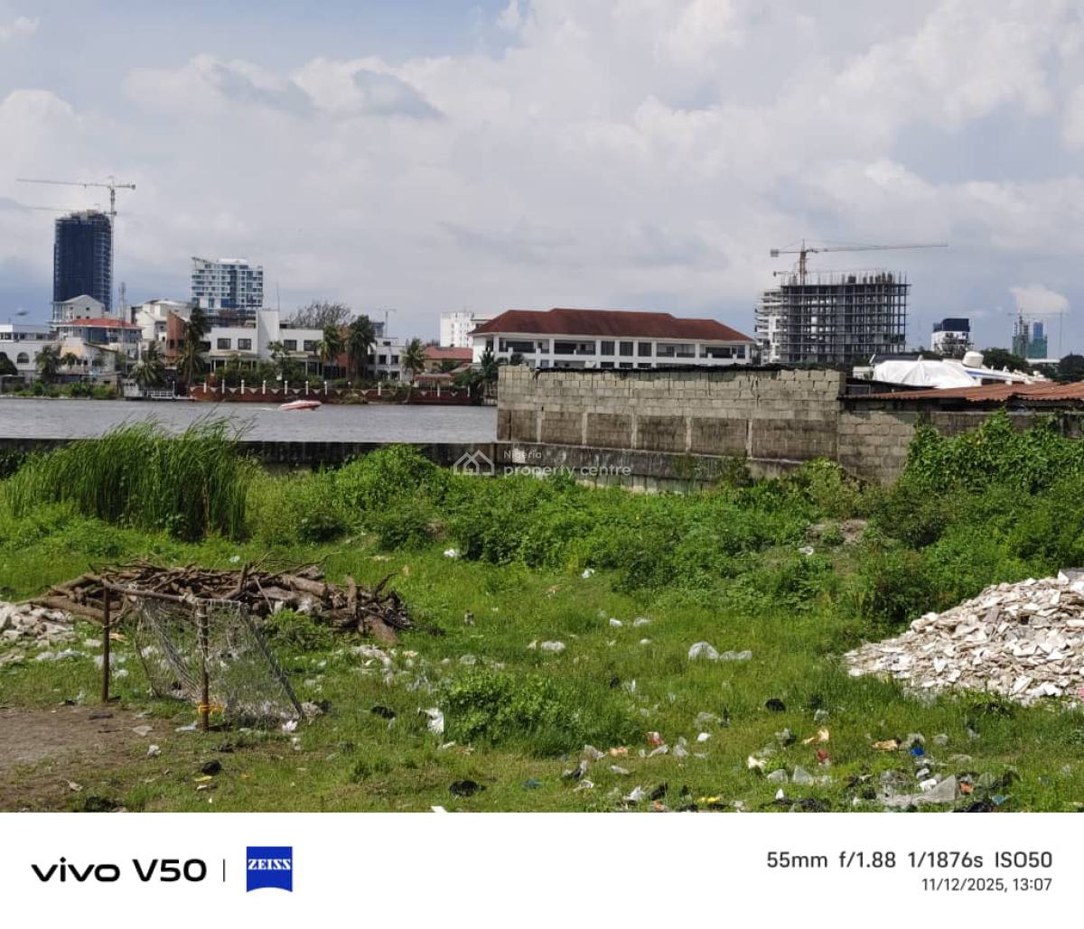 12,000sq.mt-dry, Well Embanked  Waterfront Land with Jetty., Lekki Phase 1, Lekki, Lagos, Mixed-use Land for Sale