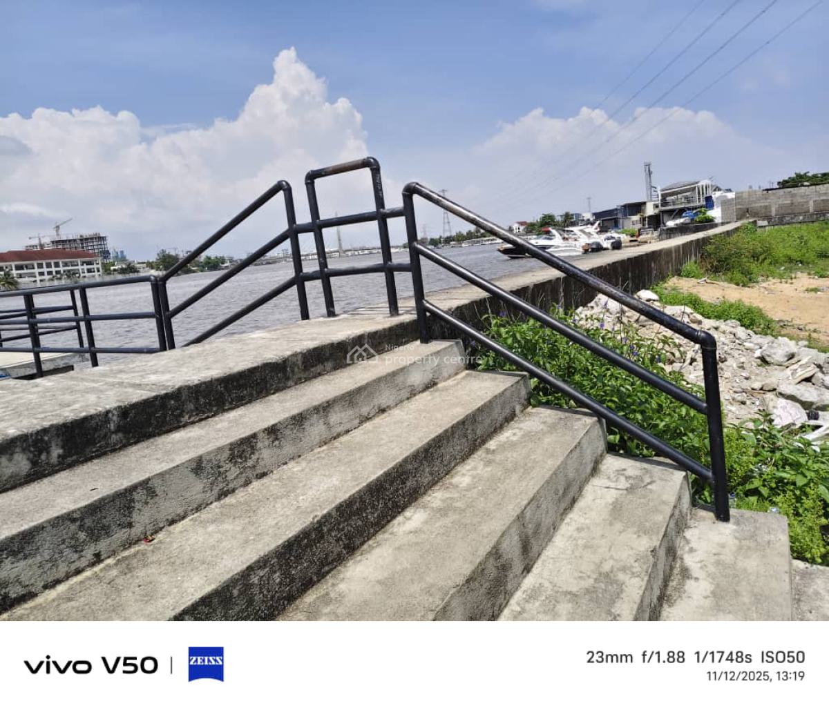 12,000sq.mt-dry, Well Embanked  Waterfront Land with Jetty., Lekki Phase 1, Lekki, Lagos, Mixed-use Land for Sale
