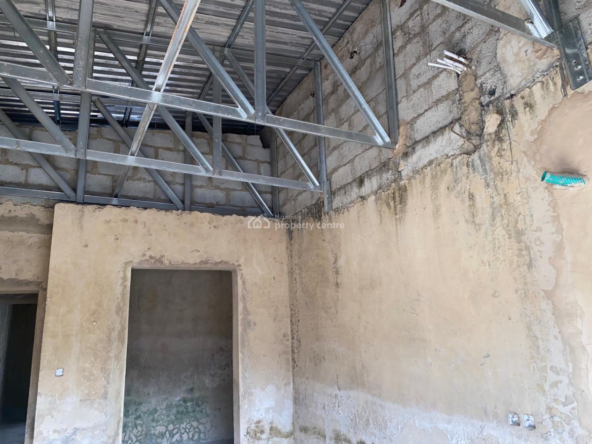 4 Bedroom Semi Detached Duplex (advanced Carcass), Secured Estate in Life Camp, Life Camp, Abuja, Semi-detached Duplex for Sale