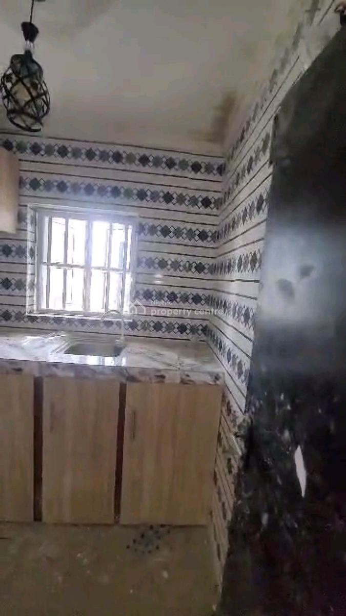 Relatively New Mini Flat Upstairs with Pop Finishing Kitchen Cabinet, Kujore Street, Ojota, Ogudu, Lagos, Mini Flat (room and Parlour) for Rent