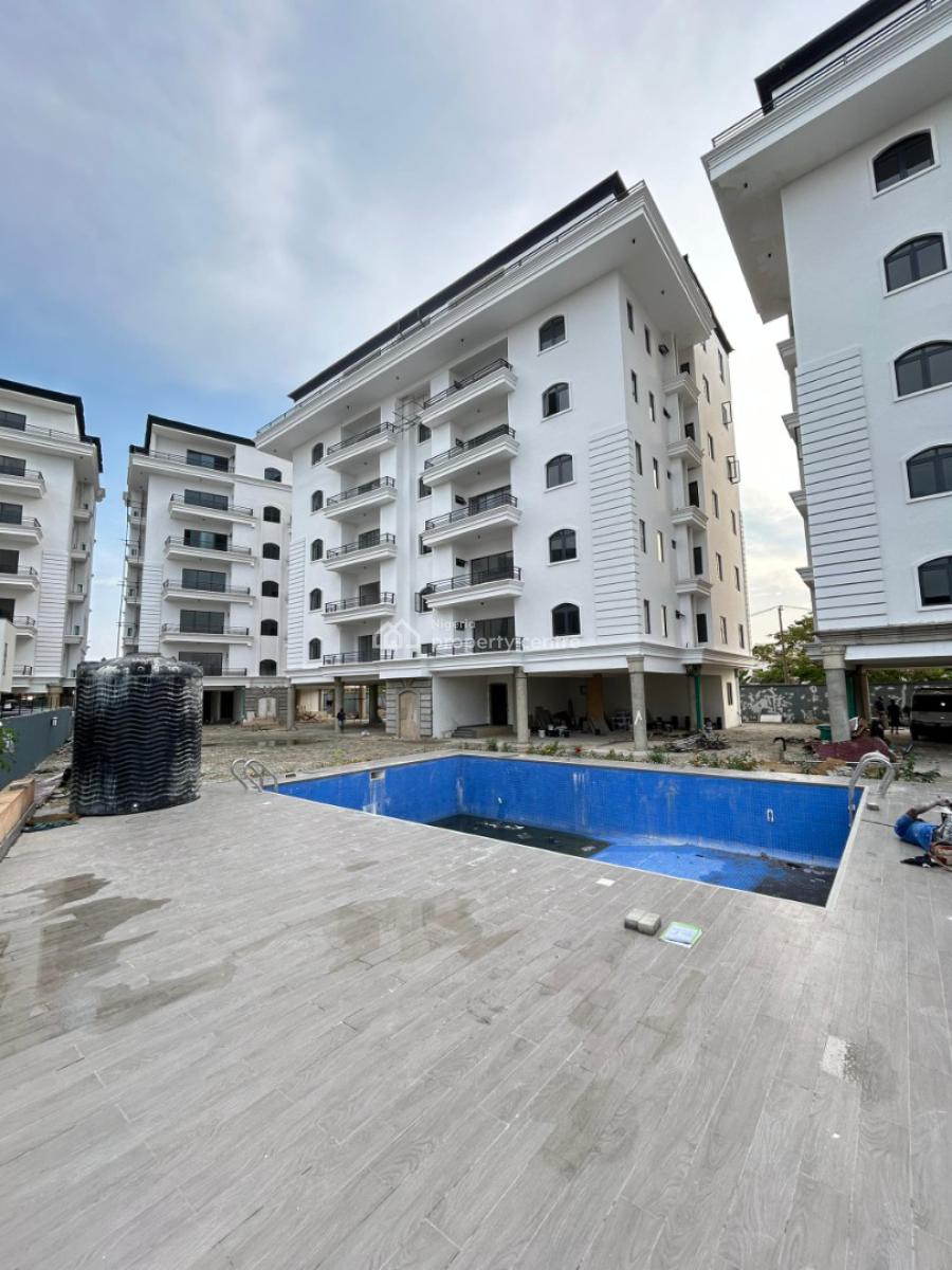 Newly Built 3bedroom with Bq and Swimming Pool, Lekki Phase 1, Lekki, Lagos, Flat / Apartment for Rent