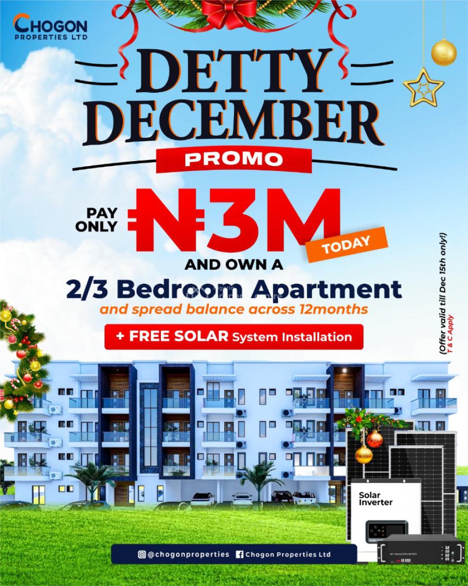 Your Shortcut to Homeownership: Easy Deposit, 12-months,free Solar, Ajah, Lagos, Block of Flats for Sale