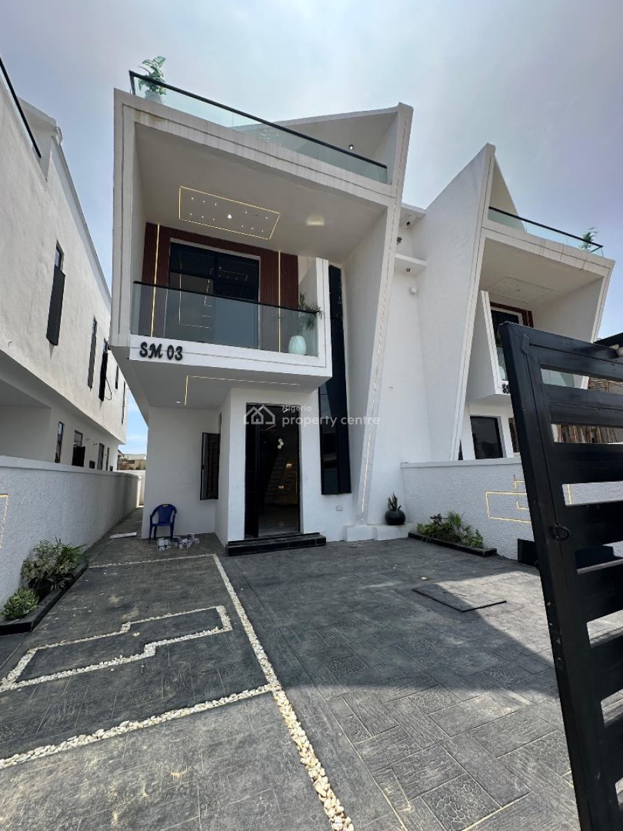 Outstanding Spacious 4 Bedroom Semi-detached Duplex with Bq, Ikota, Ikota, Lekki, Lagos, Semi-detached Duplex for Sale