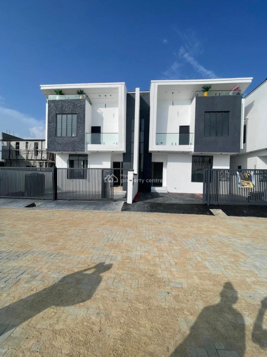 Very Spacious 4 Bedroom Semi Detached Duplex with Bq, Within a Call to Access, Very Clean and Secured Estate , Ajah, Lekki, Lagos, Semi-detached Duplex for Sale