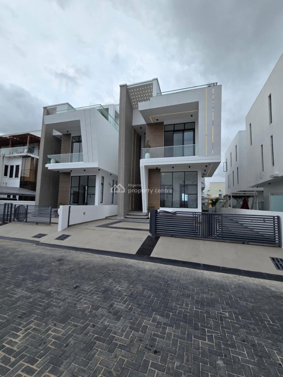 5 Bedroom Detached Duplex with Swimming Pool, Cinema, Gazebo & Rooftop, Osapa, Lekki, Lagos, Detached Duplex for Sale