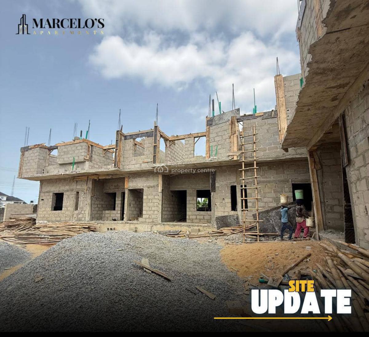 2 Bedroom Apartment with En-suite Bathrooms, Marcelo’s Apartment for Sale in Ogombo Lekki Scheme 2, Ajah, Lagos, House for Sale