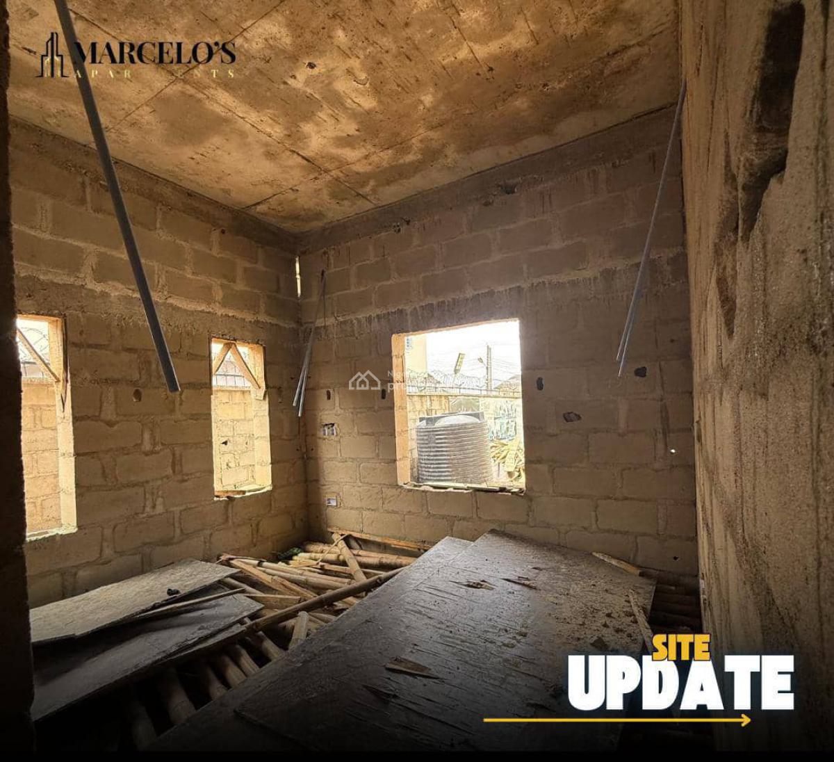 2 Bedroom Apartment with En-suite Bathrooms, Marcelo’s Apartment for Sale in Ogombo Lekki Scheme 2, Ajah, Lagos, House for Sale