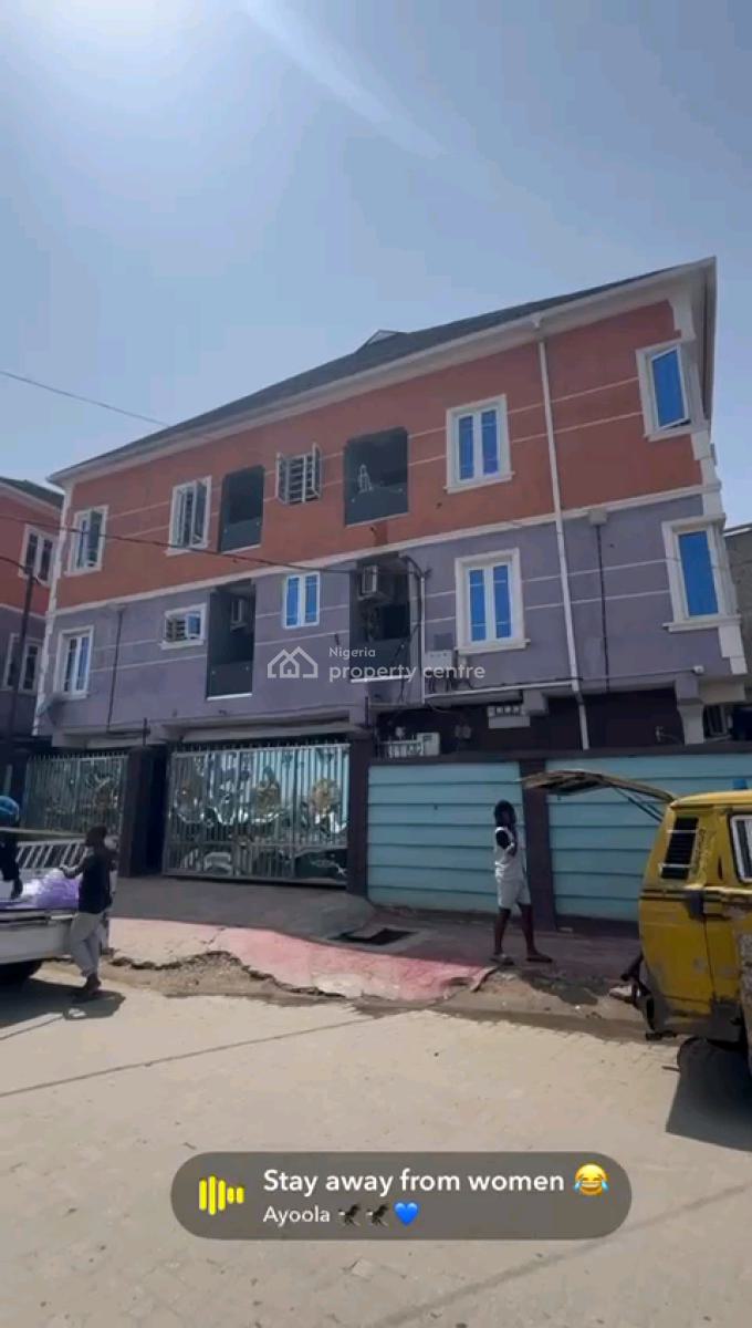 Decent Spacious Mini Upflat with 2t1b All Tilled with Spacious Kitchen, New Garage, Gbagada, Lagos, Mini Flat (room and Parlour) for Rent