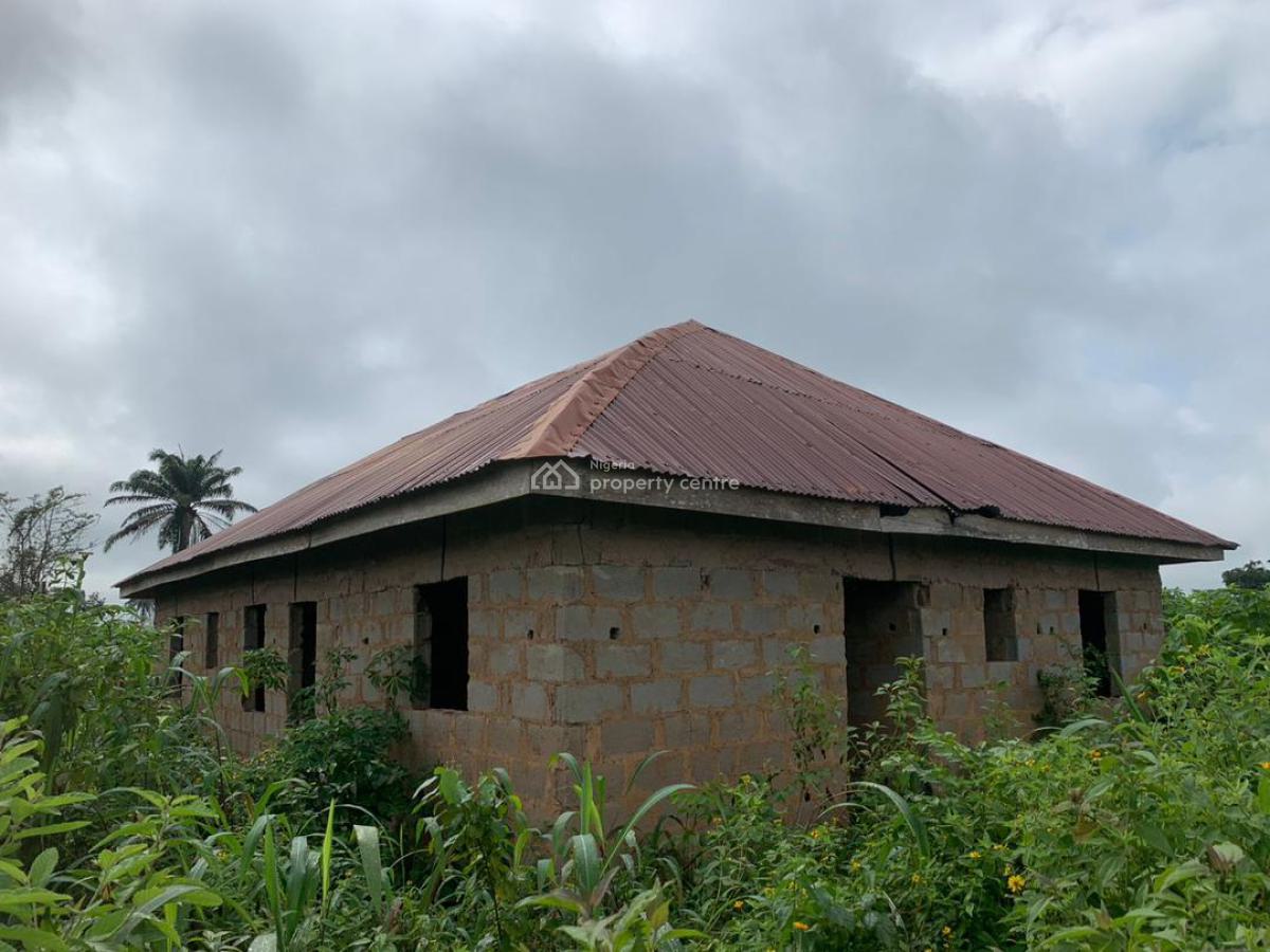 Affordable Full Plot with 3-room Detached Bungalow in Ishiun-oshoba, Ishiun-osoba Town, Mowe Ofada, Ogun, Detached Bungalow for Sale