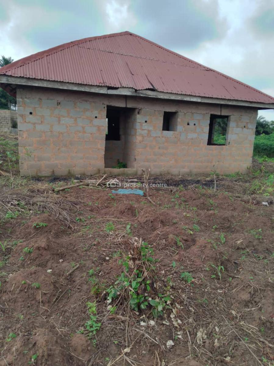 Affordable Full Plot with 3-room Detached Bungalow in Ishiun-oshoba, Ishiun-osoba Town, Mowe Ofada, Ogun, Detached Bungalow for Sale