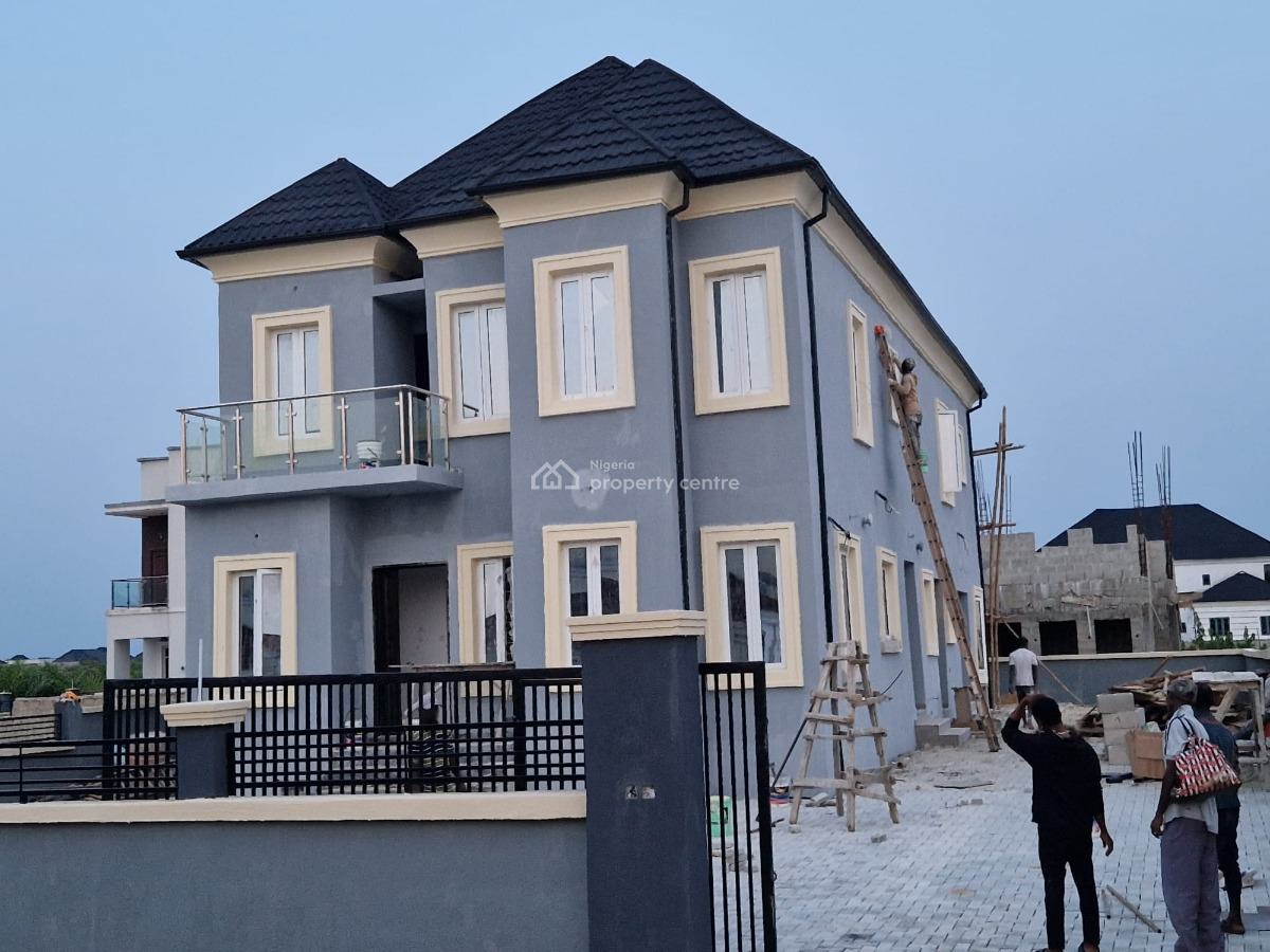 Newly Built 4 Bedroom Fully Detached Duplex + 1 Bedroom Flatbq, Amen Estate, Awoyaya, Ibeju Lekki, Lagos, Detached Duplex for Rent