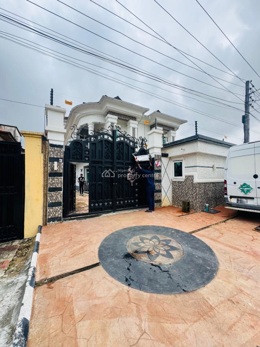 Architecturally Designed 5 Bedroom Semi Detached Duplex Plus Bq, Executively Designed Home with Bq in a Code to Access Estate, Gra Phase 1, Magodo, Lagos, Semi-detached Duplex for Sale