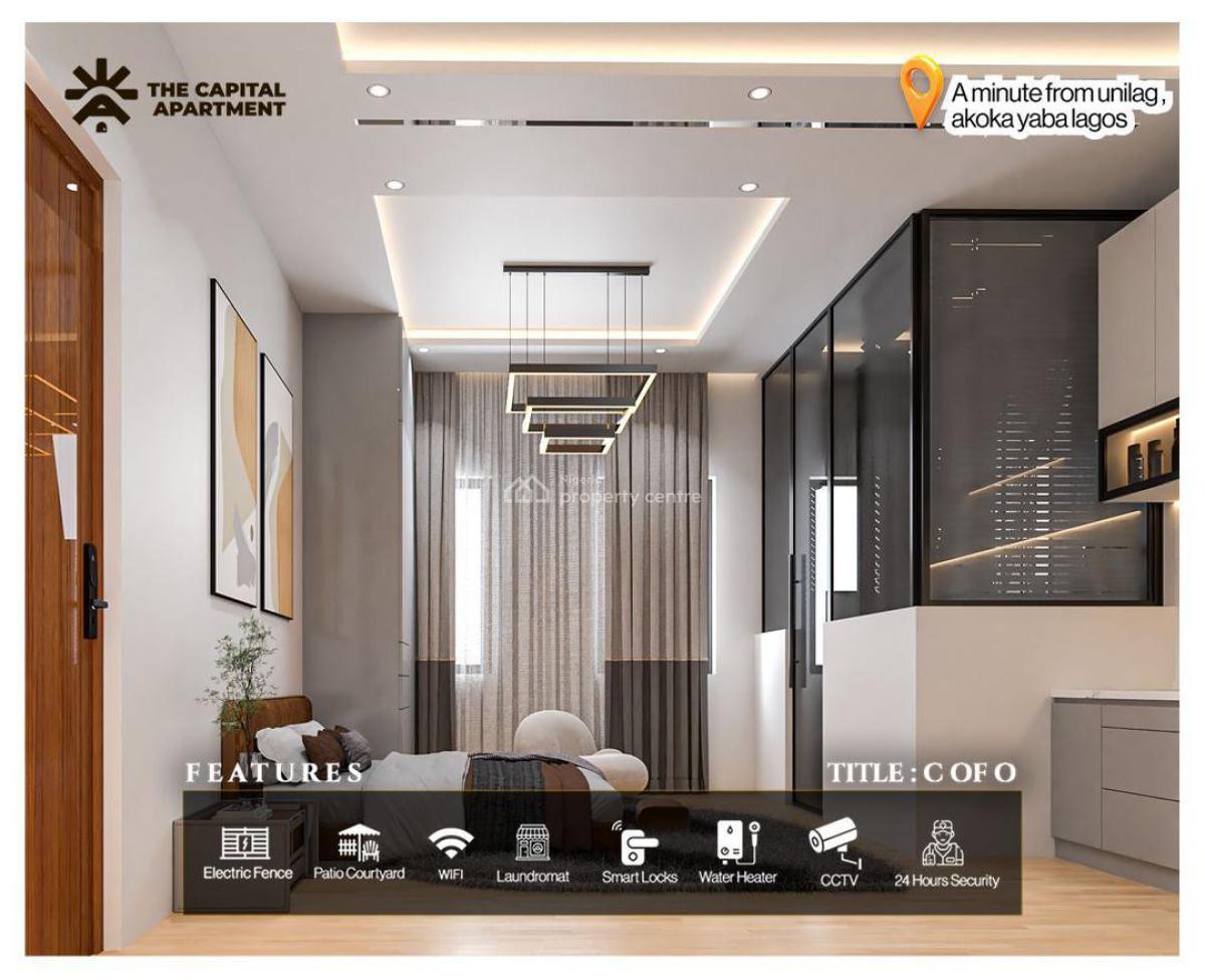 Passive Cash Generating Apartment Very Close to Unilag and Island, Make 12m Annually From Capital Apartments,1min Away From Unilag, Yaba, Lagos, Block of Flats for Sale