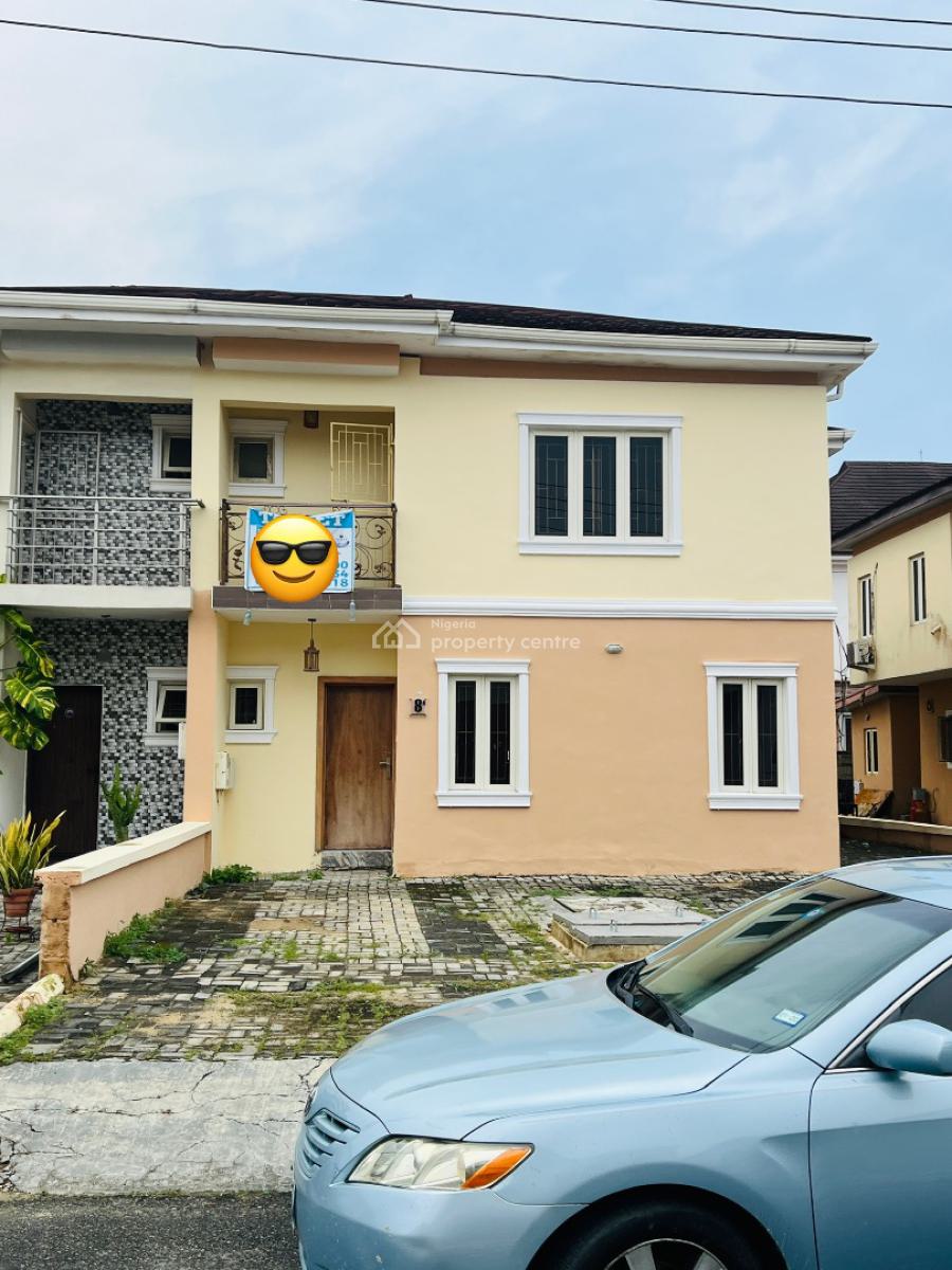 4 Bedroom Semi Detached Duplex with a Bq in an Estate with 24hrs Light, Sapphire Garden Estate, Awoyaya, Ibeju Lekki, Lagos, Semi-detached Duplex for Rent