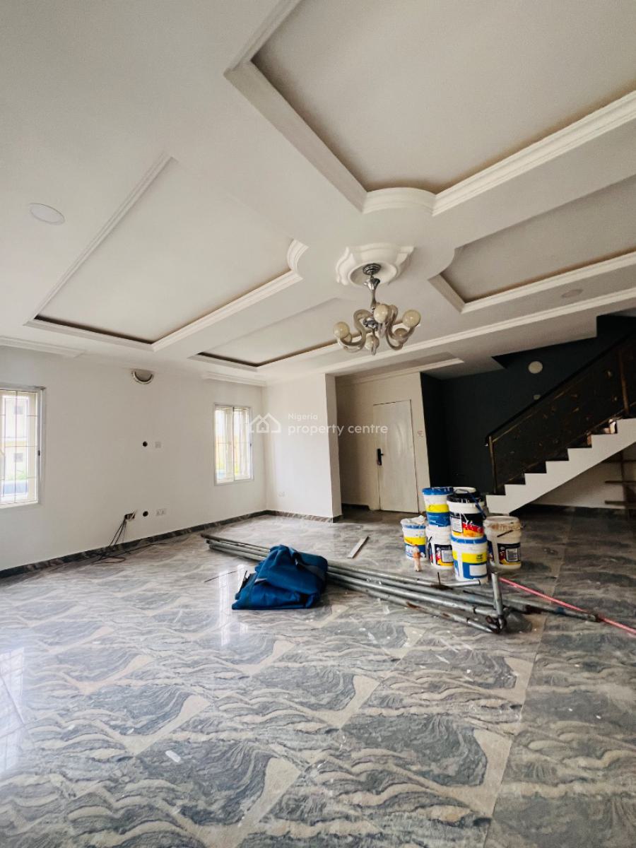 4 Bedroom Semi Detached Duplex with a Bq in an Estate with 24hrs Light, Sapphire Garden Estate, Awoyaya, Ibeju Lekki, Lagos, Semi-detached Duplex for Rent