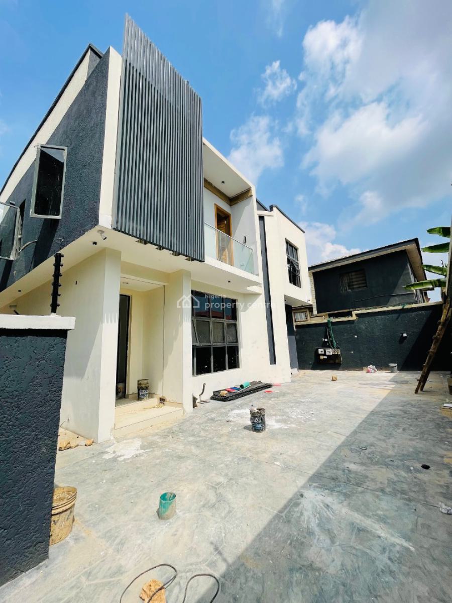 Smartly Newly Built 4 Bedroom Detached Duplex Plus Bq, Smart Automated Home with Study and Bq in a Secured Estate, Gra Phase 2, Magodo, Lagos, Detached Duplex for Sale