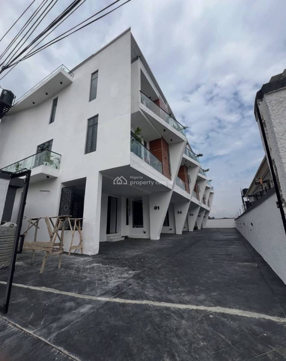 Fully Serviced 4-bedroom Terrace Duplex with Bq, Ikate, Lekki, Lagos, Terraced Duplex for Rent