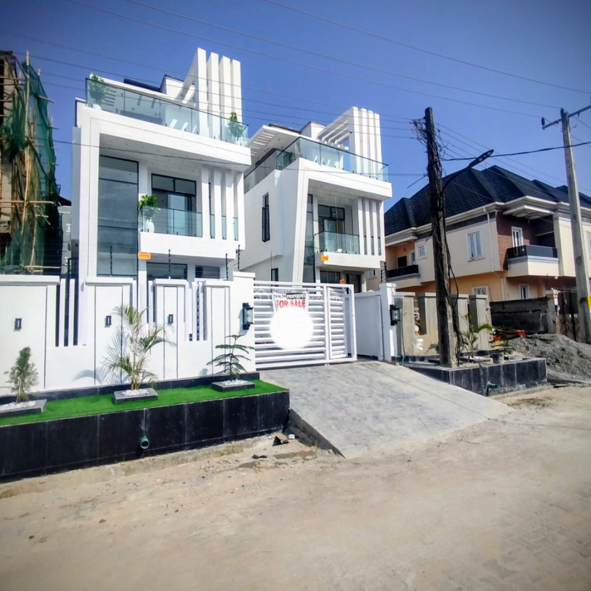Luxury 5 Bedroom Fully Detached Duplex with Bq and Swimming Pool, Oral Estate Close to Eleganza Bus Stop, Lekki Expressway, Lekki, Lagos, Detached Duplex for Sale