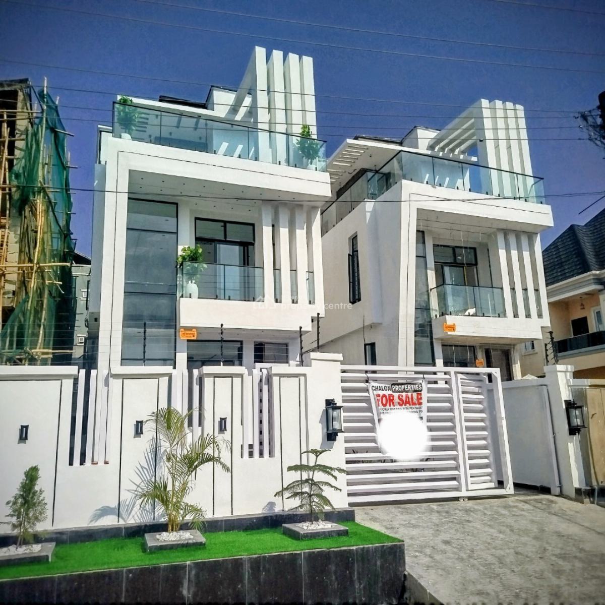 Luxury 5 Bedroom Fully Detached Duplex with Bq and Swimming Pool, Oral Estate Close to Eleganza Bus Stop, Lekki Expressway, Lekki, Lagos, Detached Duplex for Sale